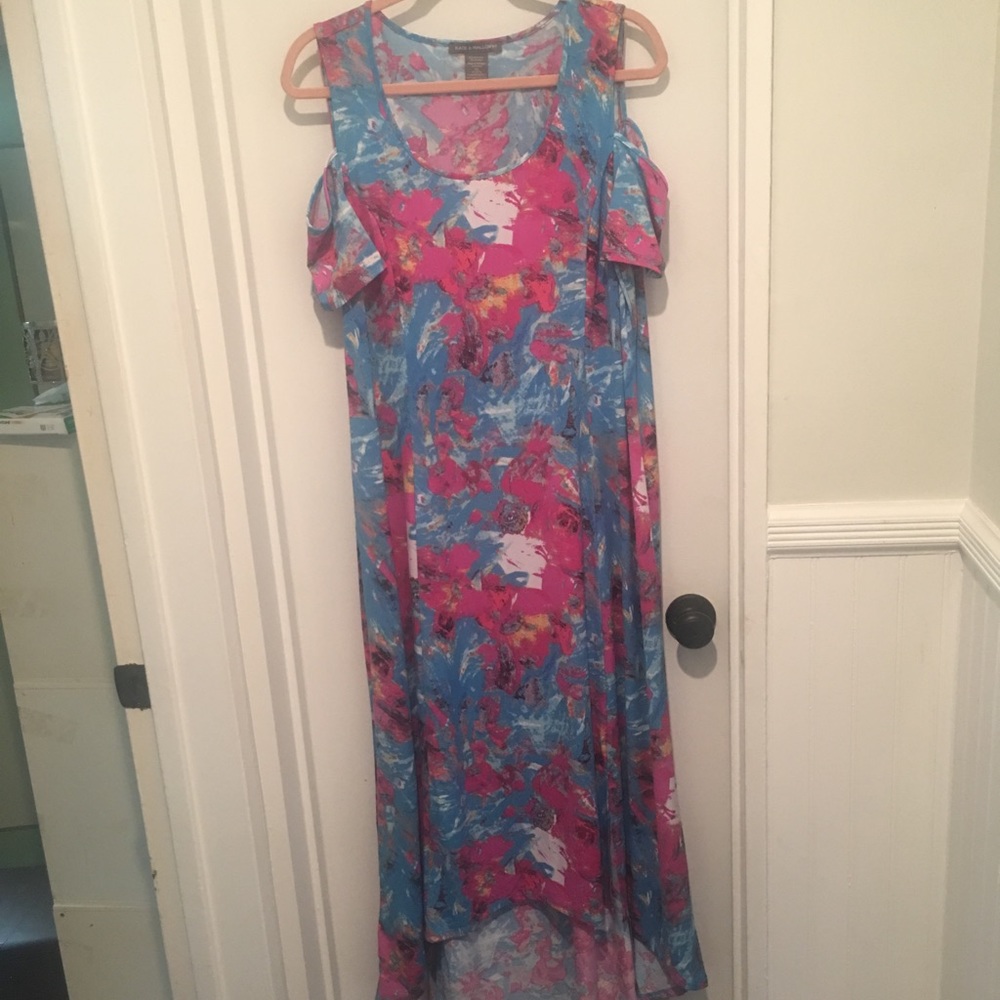 Kate & Mallory cold shoulder hi-lo dress XL